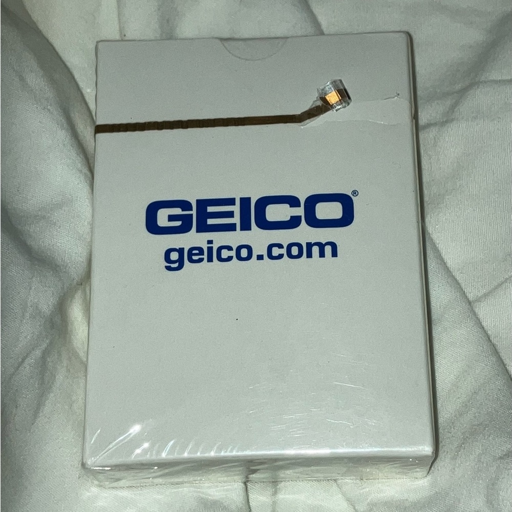 Geico playing cards